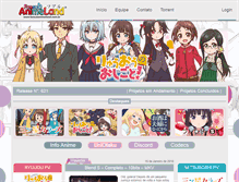 Tablet Screenshot of fansubanimeland.com.br